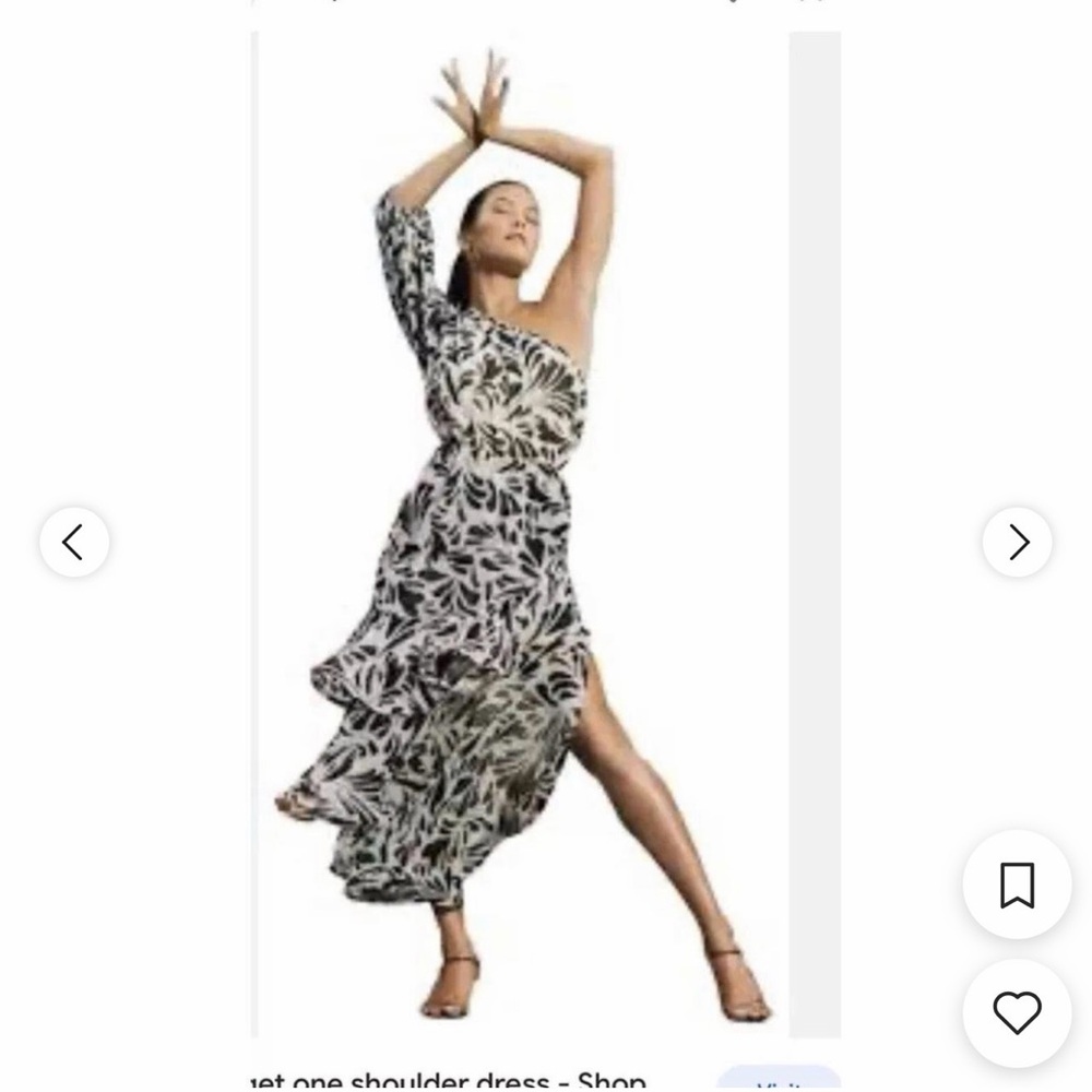 Alexis Cream and Black Animal Print Dress